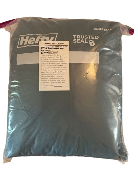 Queen Deep Pocket 1500 Series Sheet Set – Soft, Heavy, Durable, Hotel-Style Comfort 