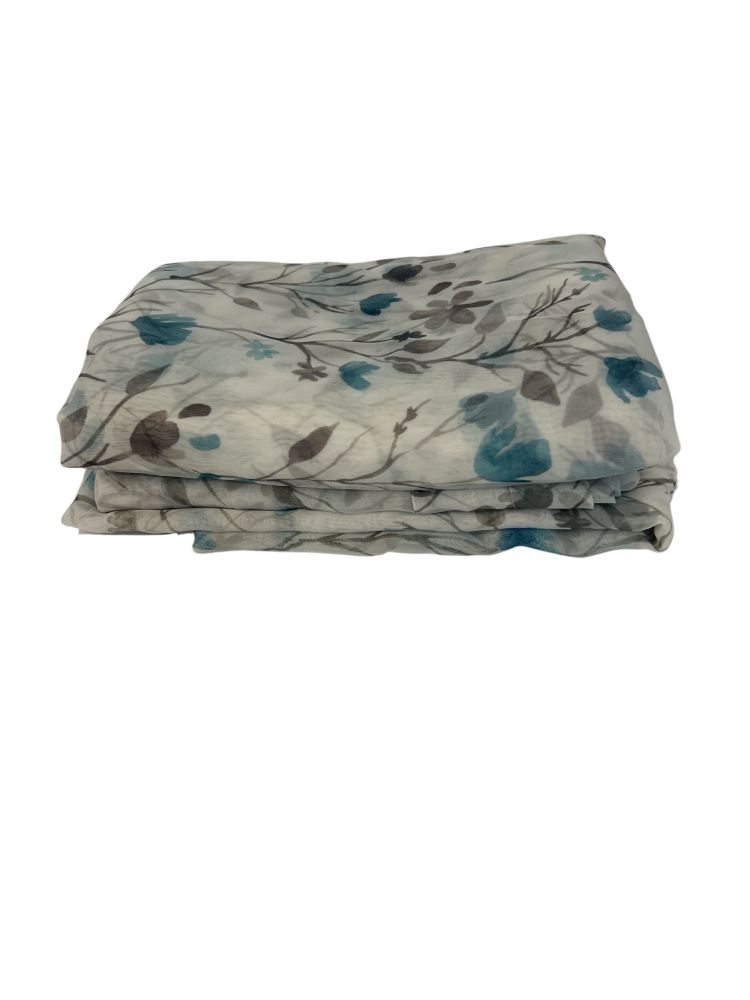Set of 3 Sheer Fabric Panel Curtains 42x84"