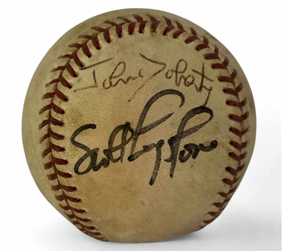 Autographed Baseball – John Doherty (Detroit Tigers, 1990s)