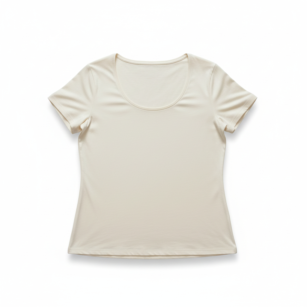 Women’s Basic Short Sleeve Tee by Bobbie Brooks Classic Everyday Essential Top